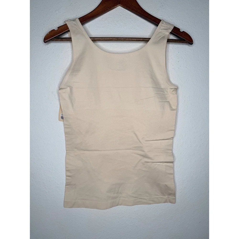 NWT Essentials by Tummy Tank Nude Seamless Shapewear Tank‎ TT5-007 Sz 1X/2X